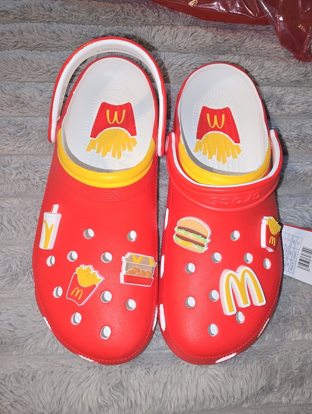Crocs Mcdonalds Mens Size 12 New